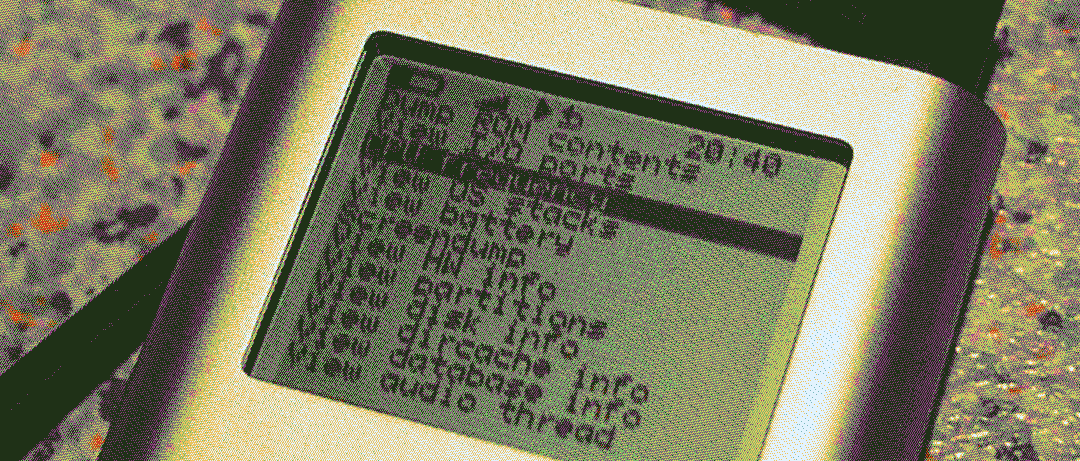 iPod Mini with Rockbox installed